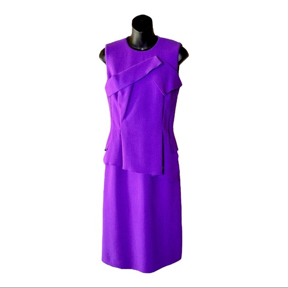 Bottega Veneta Crew Neck Knee-Length Dress